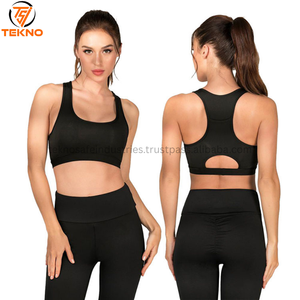 Sujetador deportivo personalizado de alto soporte, transpirable, absorbente de humedad, sujetador atlético para gimnasio, yoga y entrenamiento físico, servicio OEM al por mayor - Product Image 6