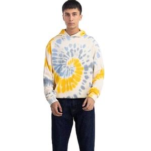 Tie and Die Sweat à capuche personnalisé Qualité thermique 100% coton Sweat à capuche lourd Full Zip us Sweats à capuche personnalisables personnalisés - Product Image 1