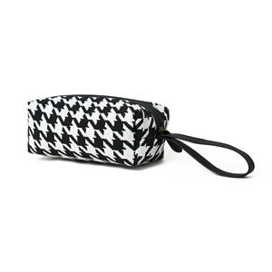 JACQUARD Large Leather Travel <b>Washbag</b> Zipper Closure Customized Logo Bohemian Geometric Pattern Factory-Direct New Arrival <b>Women</b> - Product Image 3