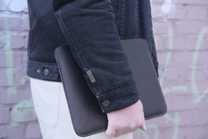 Étui pour ordinateur portable en cuir véritable fait à la main étui de protection personnalisé de haute qualité en cuir de grain supérieur pour tablette - Product Image 4