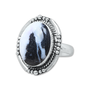 Premium Quality <b>Solitaire</b> Birthstone <b>Rings</b> Natural Buffalo Turquoise Oval Cut Gemstone Bezel Setting 925 Sterling <b>Silver</b> Jewelry - Product Image 2