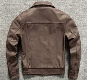 Chaqueta de Motociclista de Cuero Vacuno para Hombre, Estilo Otoñal, Personalizada, con Forro de Piel de Oveja, Calidad Premium, Marca Dervo, OEM, en Existencia - Product Image 3