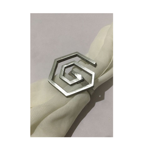 Rond de serviette en aluminium Fournisseur Dernière qualité couleur décorative Top exigeant Rond de serviette meilleure vente - Product Image 3