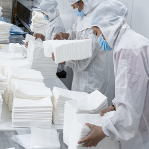 Toallas frías de microfibra ecológicas de alta calidad Rollos de tela no tejida suaves y suaves Transpirable Vietnam Spunlace Technics Cross - Product Image 1