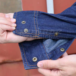 Uniforme de sécurité personnalisé pour l'industrie Chemise de soudage résistant à la flamme OEM Chemise de soudage 100% coton mélangé fr pour pétrole et gaz - Product Image 2