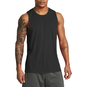New Arrival Men's Fitness Sports Tank Top Slim Sport <b>Vest</b> With Hood Breathable Cotton Thread <b>Muscle</b> Style Customized Print - Product Image 2