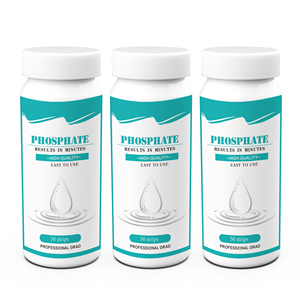Kit de test de <span class=keywords><strong>phosphate</strong></span> pour la mesure de la concentration en <span class=keywords><strong>phosphate</strong></span> dans les piscines, 50 bandelettes pour les spas, les piscines et les bains à remous - Product Image 5