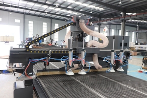 เครื่องเราเตอร์ <span class=keywords><strong>CNC</strong></span> สำหรับงานไม้ ATC ขนาดใหญ่ ประสิทธิภาพสูง อเนกประสงค์ พร้อมระบบโหลดและปลดโหลดอัตโนมัติ สำหรับงานเฟอร์นิเจอร์หลากหลายประเภท - Product Image 5