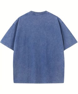 Camiseta de Punto de Algodón 100% de Alto Gramaje, Corte Ajustado, para Uso Diario Casual y Moda Urbana, Venta al por Mayor - Product Image 2