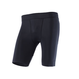 <b>Men</b> Sports Workout Fitness Compression <b>Yellow</b> Tights Base Layer <b>Shorts</b> - Product Image 3