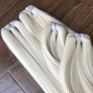 Luxe 12A Grade Premium Raw Vietnamien Extensions de Cheveux Humains Machine Trame 613 Couleur Doux Confortable Doux Couleur Humain Bundle - Product Image 3