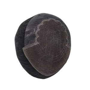 Peluca de Cabello Humano Remy con Ondas Corporales para Hombre Taz Hair BD THB 2025, 150% de Densidad, Frente de Encaje, Textura Lisa, Cabello Chino - Product Image 5