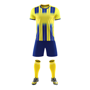 Tenues de football personnalisées pour équipes, ensemble complet, maillots de football à manches courtes, 6XL, 100% polyester, OEM, fournisseur en gros, fabricant - Product Image 5