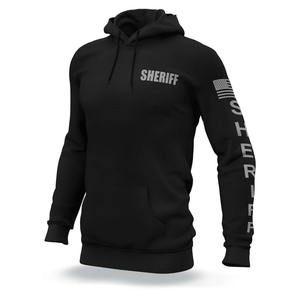 Sweats à capuche de performance pour hommes SHERIFF Soft Breathable Athletic Hooded Kangaroo Pocket Moisture Wicking for Indoor Outdoor Winter - Product Image 4