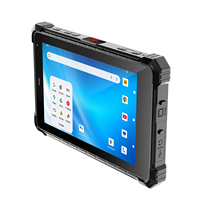 Tablet Genggam Tangguh 8 inci 10000mAh Sidik Jari UHF RFID Tablet Tangguh Ip68 WiFi 6 Tablet Tangguh RTK