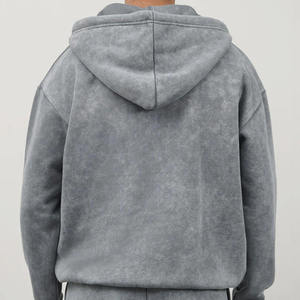 Nueva Llegada: Sudadera con Capucha para Hombre, Tallas Grandes, Lavado Ácido, con Cierre, Estilo Casual de Invierno, Impresión Digital, Ecológica, Transpirable y de Secado Rápido - Product Image 5