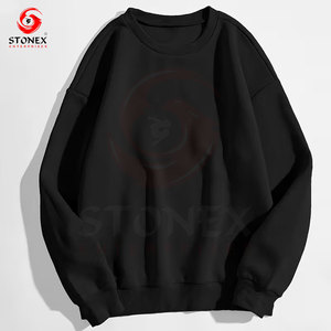 Sweat-shirt en molleton épais pour homme, pull chaud d'hiver à col rond, logo personnalisé, impression de logo et de design sur mesure, OEM - Product Image 4