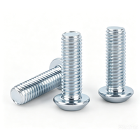 Sekrup Baut Kepala Flens Setengah Bulat Baja Tahan Karat 304 M10 Dengan Washer Inner Hex Socket Allen