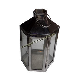 Hexagonal Premium Quality Stainless Steel Decorative Hanging Lanterns for Party Events Wedding and Home - Product Image 3