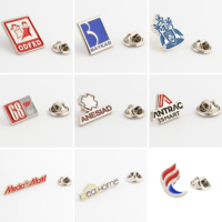 Conception 3D sans nickel de haute qualité émail personnalisé peint moulé sous pression en alliage de zinc insignes de revers papillon embrayage broche insigne Logo