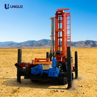 Vente en gros de petites plateformes de forage de puits d'eau portables de 180m, 200m, 260m, 280m, machine de forage de puits