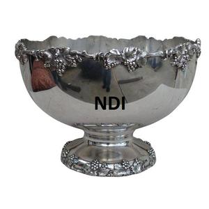 Cuenco para servir con acabado antiguo de alta calidad pulido brillante de fruta y ensalada de forma redonda de acero inoxidable - Product Image 6