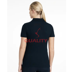 Camisa de equitación de verano para mujer, Top ecuestre transpirable, tela elástica que absorbe la humedad, tops atléticos elegantes para montar - Product Image 2