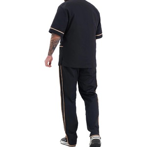 Uniformes classiques d'infirmière grande taille personnalisés gommages col en V de haute qualité en toile gommages médicaux en gros pour les médecins - Product Image 4