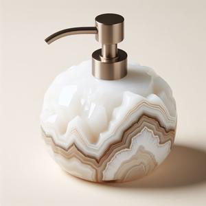 Premium Resin Bathroom Accessories Luxurious <b>Soap</b> <b>Dispenser</b> and More - Product Image 1