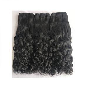 100 cuticules alignées, paquets de cheveux bouclés fumés, non traités Remy vierge péruvien brut malaisien indien Temple Hair, vente en gros - Product Image 1