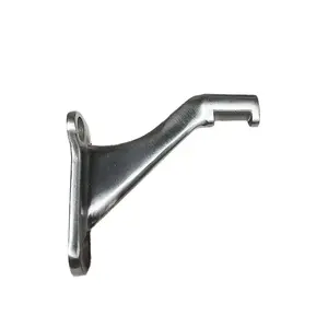 Modern 3002 304 316 Satin Mirror Stainless Steel Wall Mount Handrail Bracket For Indoor Wood Handrail Staircase Application
