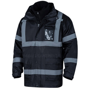 Chaleco de seguridad para hombre para uso al aire libre Logotipo personalizado ANSI Clase 2 Poliéster impermeable Secado rápido - Product Image 1