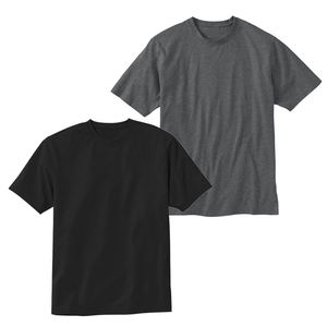 Vente directe d'usine t-shirt pour hommes t-shirt uni lourd pour hommes 100% coton Vinh Hung Vietnam fabricant d'origine - Product Image 3