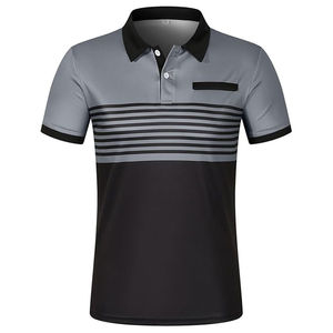 Polo personalizado para hombre de algodón de manga corta Casual Slim Fit cómodo moda negocios verano ropa de trabajo Top - Product Image 3