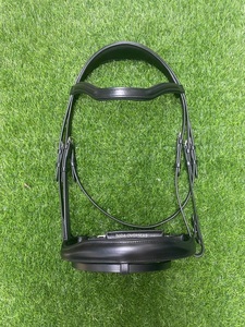 Brida De Filete de caballo anatómica de cuero de alta calidad, cómoda, elevada, suave, acolchada, banda para la nariz, Web, Rein Horse SS, hebilla incluida - Product Image 2