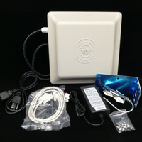 Lector RFID UHF con Protocolo Wiegand, Plástico ABS, Largo Alcance de 4-6 Metros