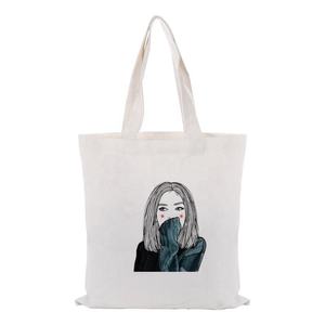 Grand sac cabas en toile et coton surdimensionné pour femmes avec poignée en corde à la mode, logo personnalisé, emballé en vrac pour les fêtes de fin de semaine - Product Image 2