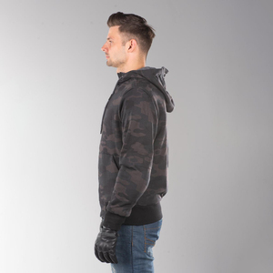 Precio al por mayor Sudaderas con capucha de moto Suministro de fábrica Material de poliéster de algodón Sudadera con capucha de carreras Ropa de calle para hombres Sudaderas con capucha protectoras - Product Image 3