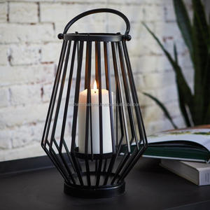 Farol colgante de Metal para jardín, farol colgante de fábrica de estilo europeo para exteriores, patio, decoración del hogar, color negro - Product Image 5