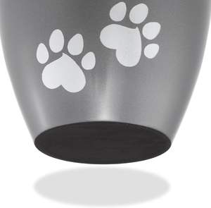 Pet Cremation <b>Urns</b> for <b>Dog</b> and Cat Ashes Memorial Paw Print <b>Urn</b> - Small Up to 35 Pounds Gray - Product Image 5