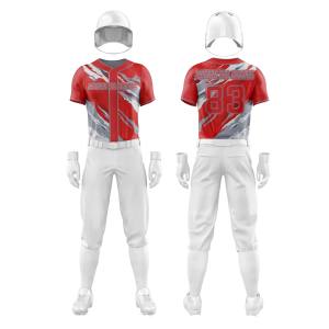 Maillot de baseball personnalisé OEM chaud chemise respirant en coton vêtements de sport sublimation logo brodé uniforme de baseball de haute qualité - Product Image 6