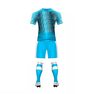 Uniforme de Rugby Personalizado de Manga Corta con Estampado, Ropa Deportiva Transpirable de Alta Calidad 100% Poliéster que Absorbe la Humedad - Product Image 2