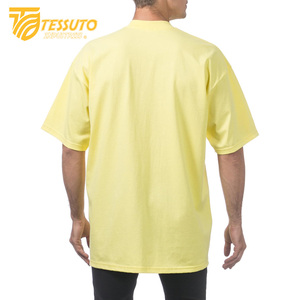 Venta al por mayor 2025 verano Streetwear Unisex Heavy Cotton Oversize camiseta para hombres 220 gramos Casual tejido hombres verano Streetwear - Product Image 2