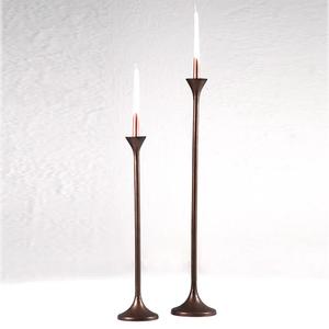 Trusted Manufacturer Set of 2 Golden Color Metal Stand <b>Candle</b> Holder With Full Metal Body at <b>Cheap</b> Prices - Product Image 2