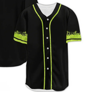 Maillots de baseball imprimés par transfert thermique tendance – Meilleur prix – Uniformes respirants en polyester pour équipes de baseball et de softball - Product Image 2