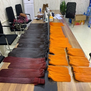 Extensiones de cabello lacio sin procesar, 100% colores, vietnamita, alta calidad, liso, brillante, sin caída, precio al por mayor - Product Image 3