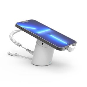 Support de sécurité pour téléphone portable Tocvue avec alarme 5V 1A 2A Blanc D50mmX80mm pour les magasins de smartphones - Product Image 5