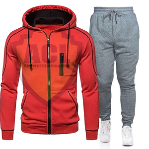 ชุดกีฬาแบบมีซิปออกแบบได้ตามต้องการ,ชุดวอร์มสำหรับผู้ชายชุดฝึกซ้อมใส่วิ่งกันลมดีไซน์แบบวอร์ม - Product Image 6