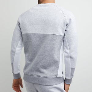 2025 nouveau Logo personnalisé Tech polaire réfléchissant hommes survêtement Original 80% coton 2 pièces garçon veste et pantalon de survêtement survêtement pour la salle de sport - Product Image 5