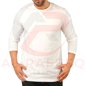 Camisa estampada de algodón de manga larga para hombre al por mayor, camisa extragrande de algodón poliéster de secado rápido y transpirable - Product Image 5